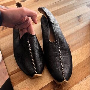 Leather Handmade Sabab Shoes from Turkey size 8